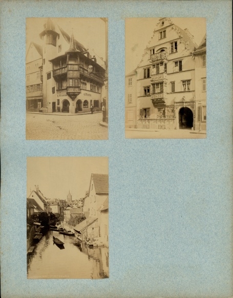 Photo at 1875, Colmar Colmar Alsace Haut Rhin, Maison G. Pfister, Maison des têtes, St. Peterwall