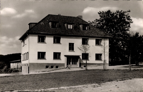 Postcard Elkhausen Katzwinkel an der Sieg, convalescent home Haus Marienberge