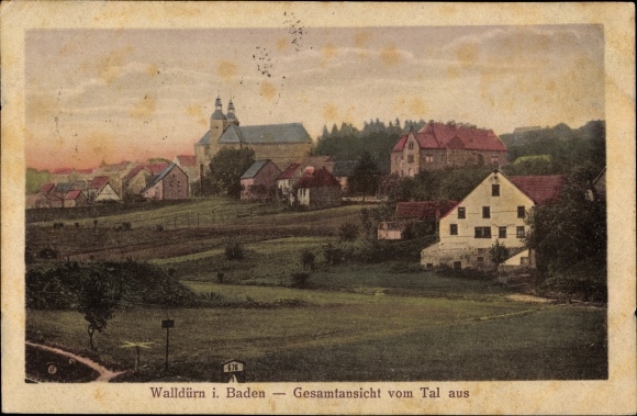 KP Walldürn w Odenwaldzie, widok ogólny z doliny