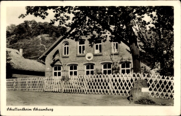 Postcard Hessisch Oldendorf an der Weser, School Camp Schaumburg