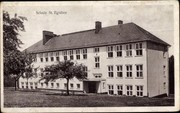 Ak Sankt Egidien in Saksen, school