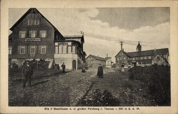 Postcard Niederreifenberg Schmitten im Taunus, Großer Feldberg, guesthouses