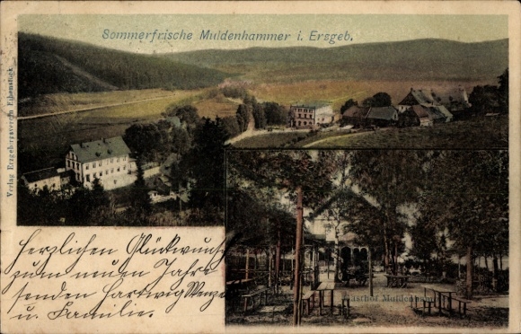 Ak Muldenhammer in het Vogtland, zomerresort Muldenhammer
