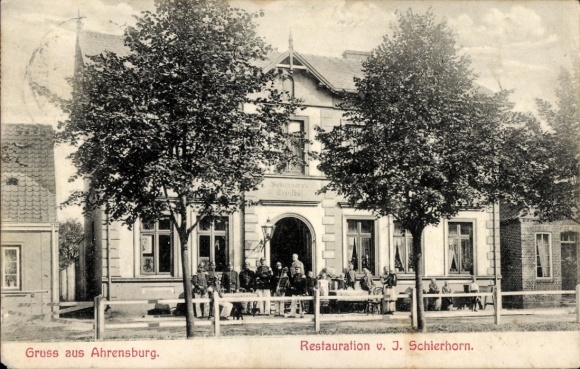 Ak Ahrensburg in Holstein, Restauration von J. Schierhorn