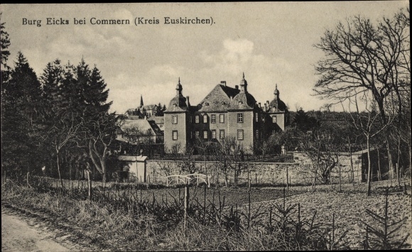 Postcard Eicks Mechernich in the Eifel, Eicks Castle, Castle