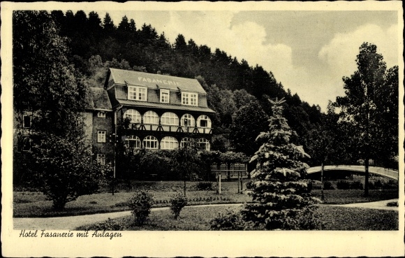 Ak Bad Laasphe in Westfalen, Hotel Fasanerie