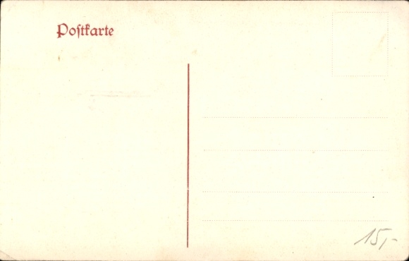 Postcard Safe as Gold, Section Berlin, Morocco Conference March 2, 1906, First Moroccan Crisis