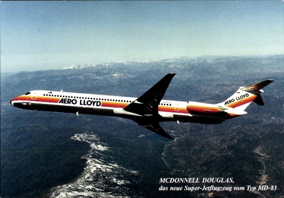 KP McDonnell Douglas MD-83, Aero Lloyd, samolot pasażerski