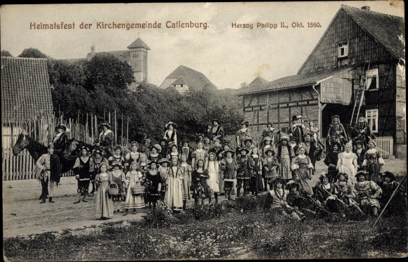 KP Katlenburg Lindau w Dolnej Saksonii, święto domowe parafii, procesja historyczna, 1560