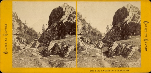 Stereo CdV Vernayaz, Chamonix, rocks
