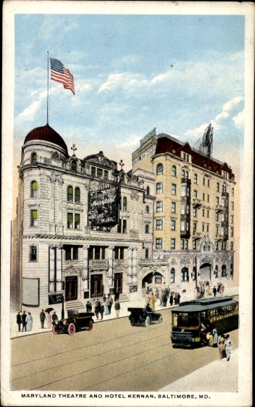 PC Baltimore Maryland USA, Maryland Theater and Hotel