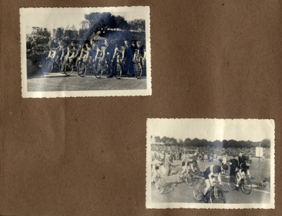 Photo album cycling races, sports, Berlin 1944