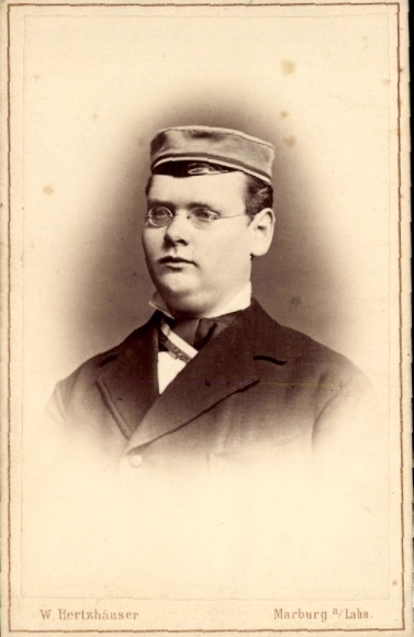 CdV Marburg an der Lahn, Student, Portrait