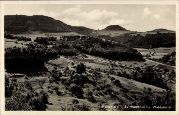 Ak Kaltenfeld Schwarzhorn Waldstetten an der Günz Schwaben, Gesamtansicht