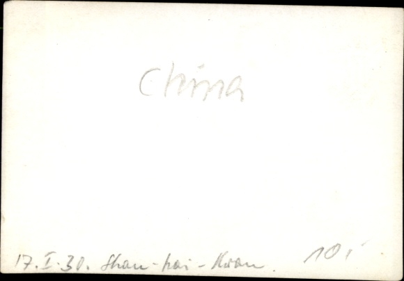 Photo China, view of a place, mountains, 1930