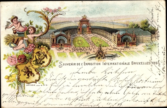 Międzynarodowa Wystawa lito Bruksela 1897, pamiątka