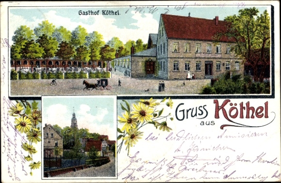PC Köthel Schönberg in Saxony, inn, partial view