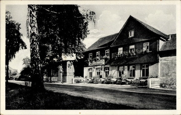 Ak Quirla Roda Stadtroda in Thüringen, Gasthaus zum Waldschlösschen
