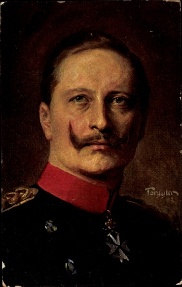 Künstler Ak Torggler, Kaiser Wilhelm II., Uniform, Portrait, Ackermann 1899