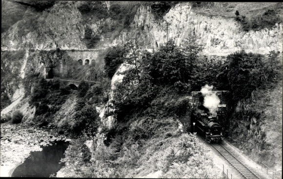 Foto Ak Fotograf Carl Bellingrodt, Deutsche Eisenbahn, Dampflokomotive