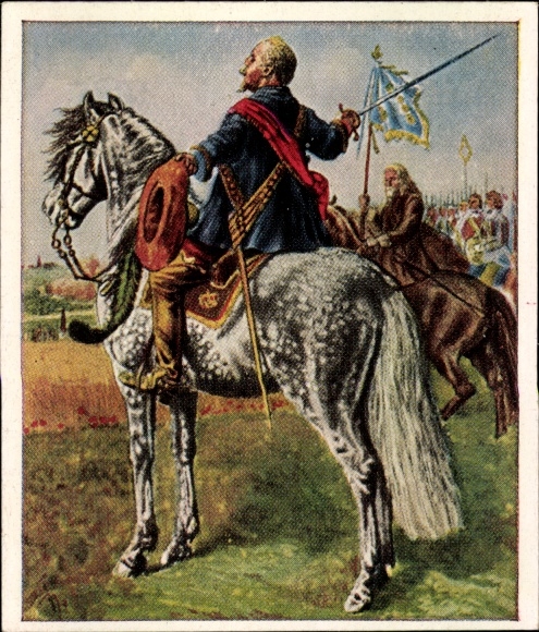 Collection picture The greats of world history Group 2 No. 48, Gustav Adolf, Camphausen