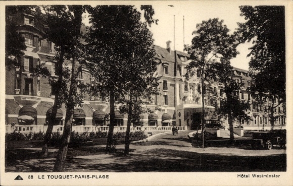 Postcard Le Touquet Paris Plage Pas de Calais, Hotel Westminster