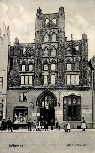 Postcard Hansestadt Wismar, Alter Schwede
