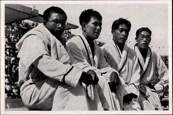 Collection picture Olympia 1936, Japanese swimming relay Sugiura, Arai, Yusa, Taguchi