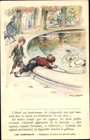 Artist PC Poulbot, Francisque, Les Miserables, Comment de frere on devient pere