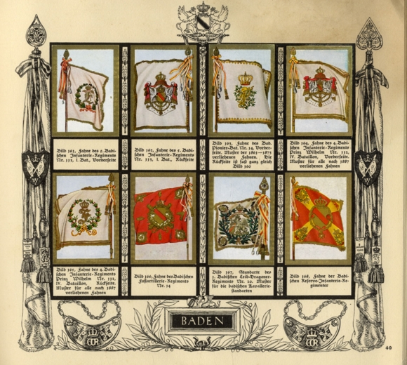 Glorious flags of German history Bulgaria flag pictures collector&#39;s picture album Bulgaria cigarette fa
