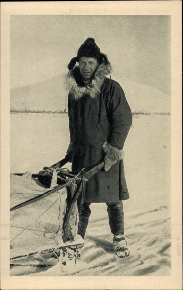 Ak Alaska, missionaris op apostolische reis, tussen de Eskimo's, Noordpoolgebied