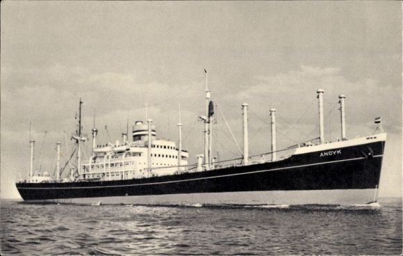 SS Andyk, Holland America Line, HAL, steamship