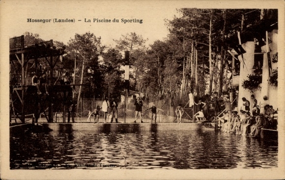 Postcard Soorts Hossegor Landes, Piscine du Sporting