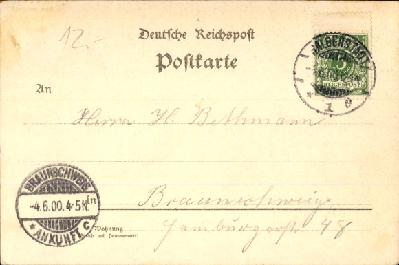 Chromo-Litho Halberstadt in Saxony Anhalt, Spiegelsberge, peacock, restoration, mausoleum, barrel
