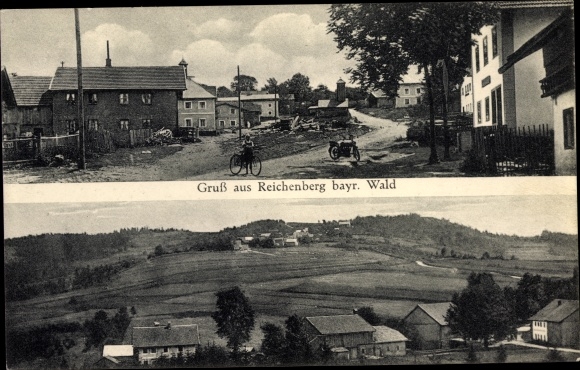Ak Reichenberg Sankt Oswald Riedlhütte Neder-Beieren, stadsgezichten
