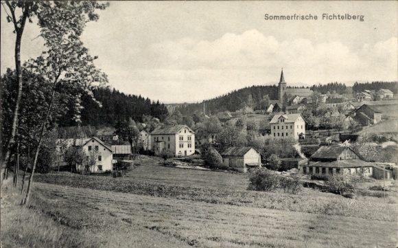Postcard Fichtelberg in the Fichtelgebirge Upper Franconia, general view