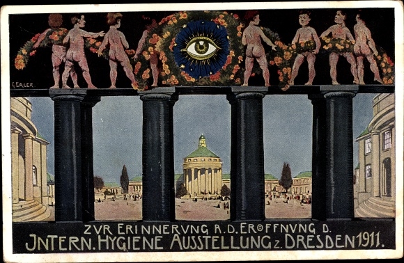 KP artysty Gerler, Drezno, Międzynarodowa Wystawa Higieny 1911