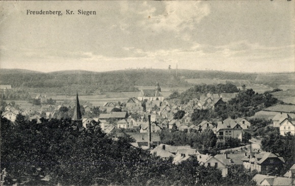 Ansichtkaart Freudenberg in Siegerland, panorama