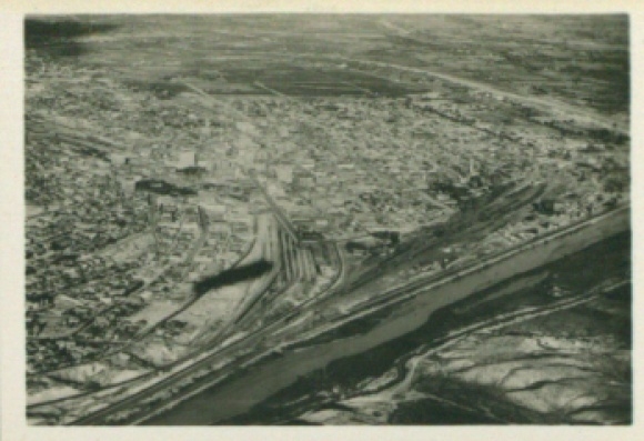 Verzamelfoto Zeppelin wereldreizen nr. 175, wereldreis 1929, El Paso