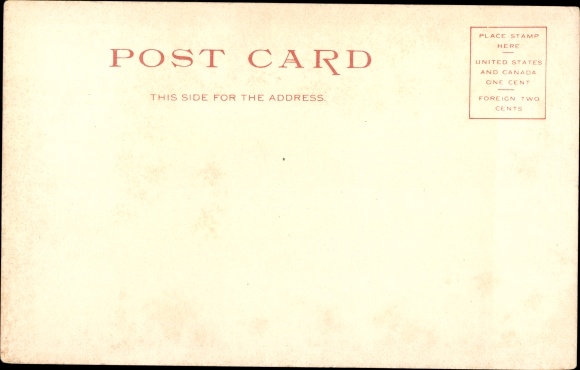Postcard Salem Massachusetts USA, home of Hawthorne