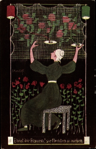 Artist PC Kreidolf, Ernst, honor the women, no. 211