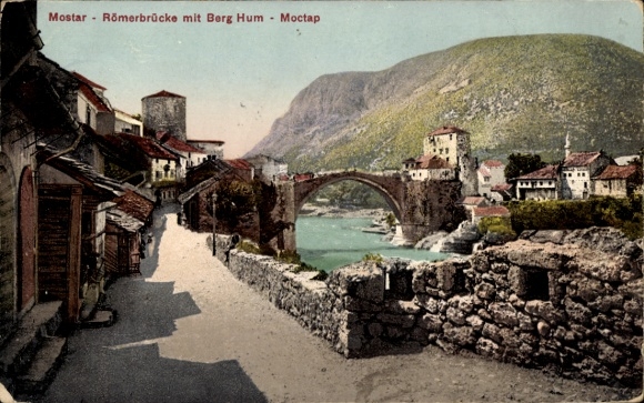 KP Mostar Bośnia Hercegowina, Most Rzymski, Góra Hum