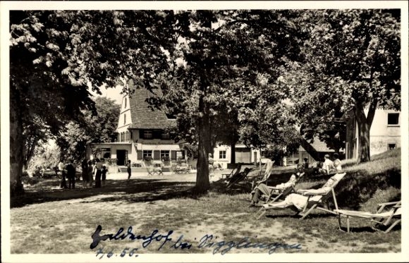 Postcard Haldenhof Überlingen on Lake Constance, mountain inn and guesthouse