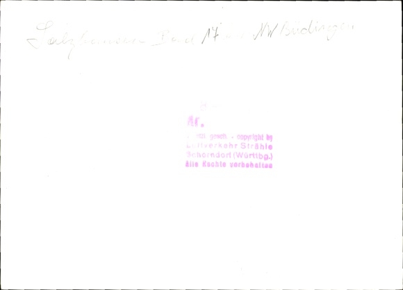 Postcard Büdingen in Hesse, WW Büdingen