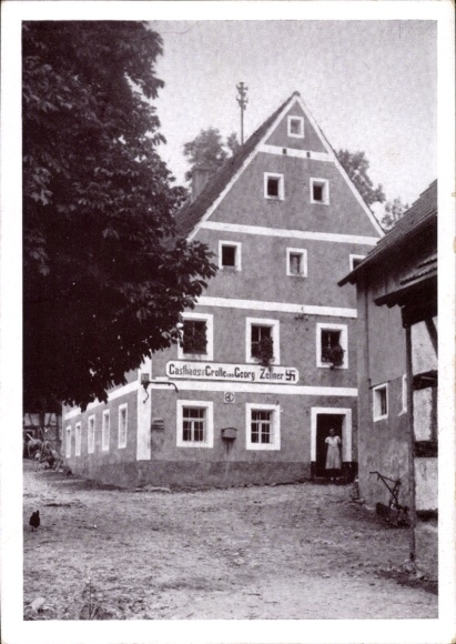 Ak Unterklausen Hirschbach in der Oberpfalz, Gasthof zur Grotte