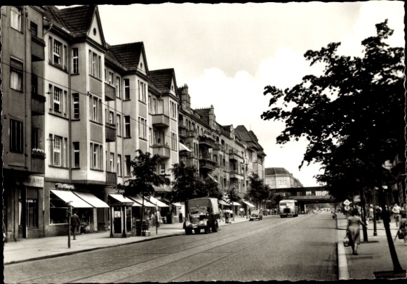 Postcard Berlin Treptow Baumschulenweg, Baumschulenstraße