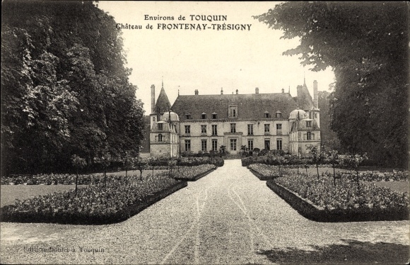 Ak Fontenay Tresigny Seine et Marne, Château