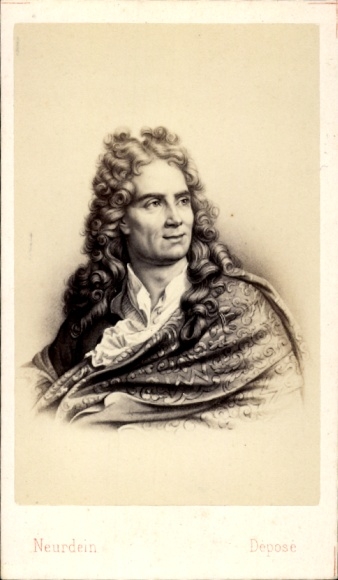 CdV Französischer Autor Nicolas Boileau
