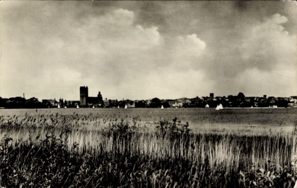 Postcard Prenzlau in the Uckermark, Lower Uckersee, Panorama