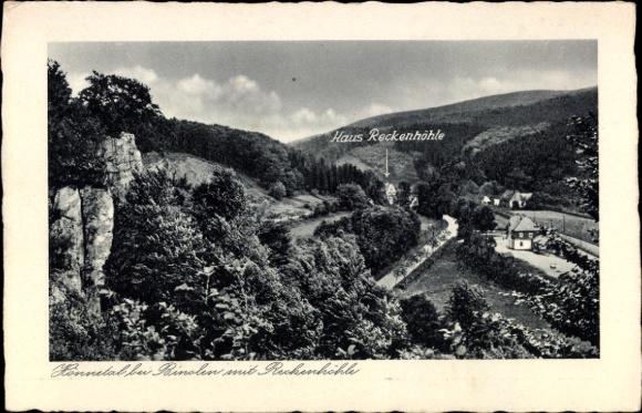 Ak Hönnetal Hemer im Sauerland, Haus Reckenhöhle